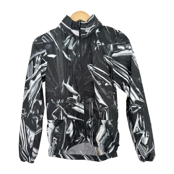 Nike Women's Shield Running Jacket Ghost Flash Pattern Full-Zip Hooded Size XS - Picture 6 of 16